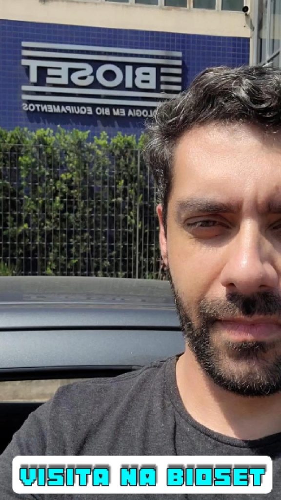 Imagem do Instagram relacionada ao post: Gente hoje estou aqui na Bioset, fábrica de equipamentos estéticos na cidade de Rio Claro. Aqui no interiorrrrr.
